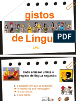 Registos de Língua: Variedades Linguísticas