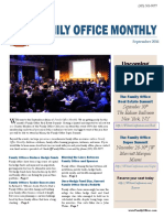 Family Office Monthly September 2016