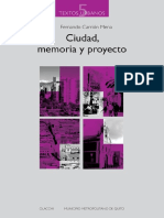 Ciudad. Memoria y Proyecto. Carrión 