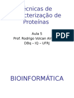 Aula 5 - Técnicas de Caracterização de Proteínas (2016 - 2)