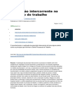 Prescrição Intercorrente No Processo Do Trabalho