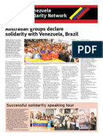 Australian Groups Declare Solidarity With Venezuela, Brazil