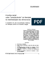 A Justiça Social No Governo Vargas