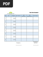 Contoh Form Dokumentasi Proyek