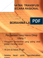 Pemanfaatan Transfusi Rasional