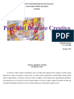 Perfil Del Docente Creativo