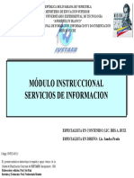 Modulo Servicios de Informacion