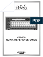 Wicks CM100 Manual