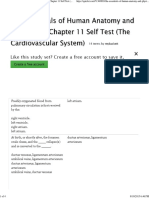 Anatomy and Physiology Chapter 11 Self Test