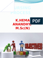 Nursing Process: K.Hema Anandhy, M.SC (N)