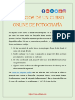 Beneficio de Los Cursos de Fotografía Online