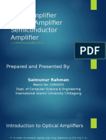 Comparison Among Fiber Amplifiers