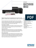 Epson L130 A4 Single Function Colour Printer Datasheet