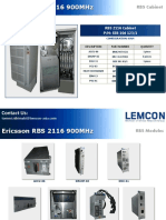 Ericsson Rbs 2116 900mhz