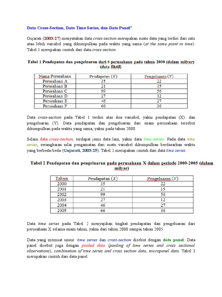 Contoh Data Pdf