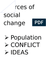 Sources of Social Change