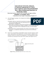 AdvCRE Assignment 1 Unsteady State-Reactor Safety-Rev