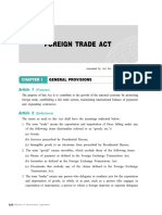Foreign Trade Act: Article 1