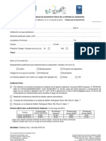 Formulario Inscripción VIII Jornadas de Geografía Física de la República Argentina