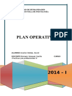 Carátula Plan Operativo