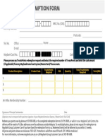 TPoints Redemption Form