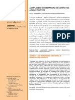 Artigo Cientifico - Adimplemento Substancial em Contratos Administrativos - Revisado