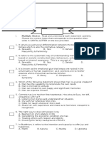 MCQs on Values, Governance and Relationships