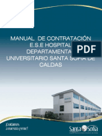 Manual de Contratacion Res.095 31 Dic. Del 2014 Ese Hospital Departamental Universitario Santa Sofia de Caldas