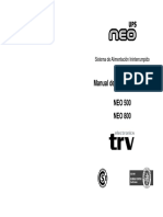 Manual UPS Neo500-800 TRV PDF