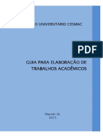 Guia para Elaboração de TCC Cesmac 2015 PDF