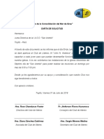 Carta de Solicitud