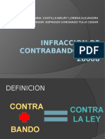 Infraccion de Contrabando - Ley 28008