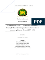 Determinantes de La Demanda de Trabajo 1