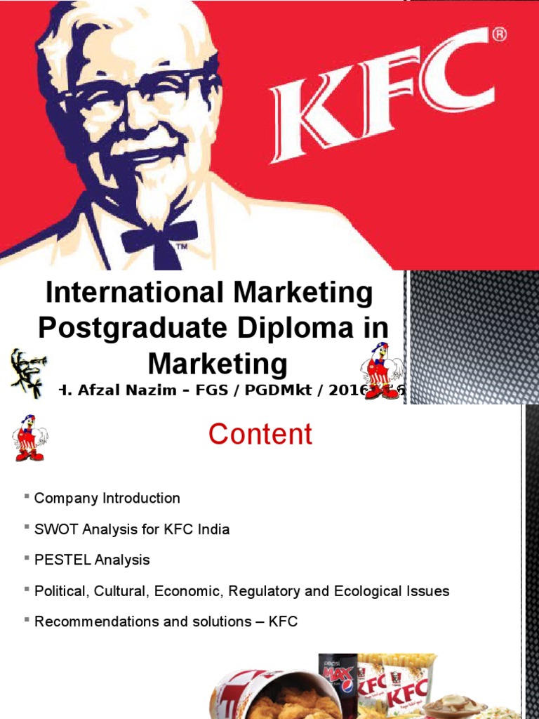 Kfc introduction essay image