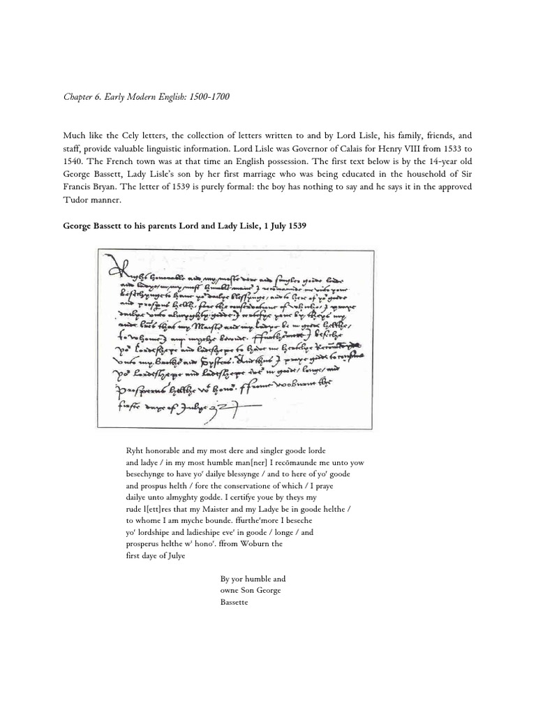 Modern english language picture