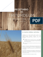 El cereal natural Tritordeum