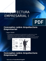 Arquitecturaempresarial I Segunda