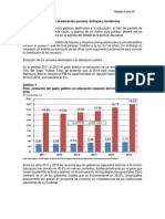 Presupuesto y gasto en la educación peruana. Enfoque y tendencias