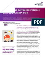 Optimize Your Customer Experience Strategy, Get Data Right
