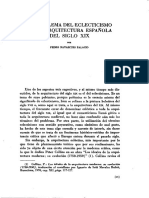 El Problema Del Eclecticismo en La Arquitectura Española Del SXIX