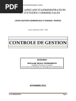 Syllabus Du Cours de Contrôle de Gestion_Licence