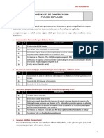 02 - Check List de Contrataciones para El Empleado PDF