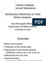 Time Series Analysis Methods