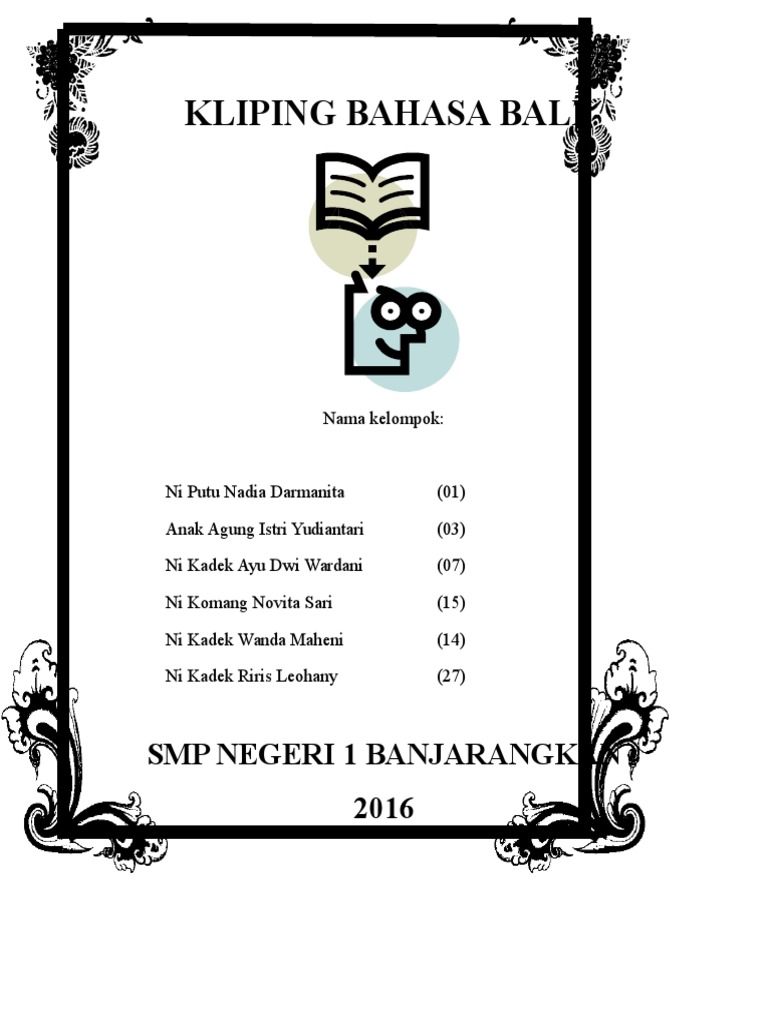 Kliping Bahasa Bali