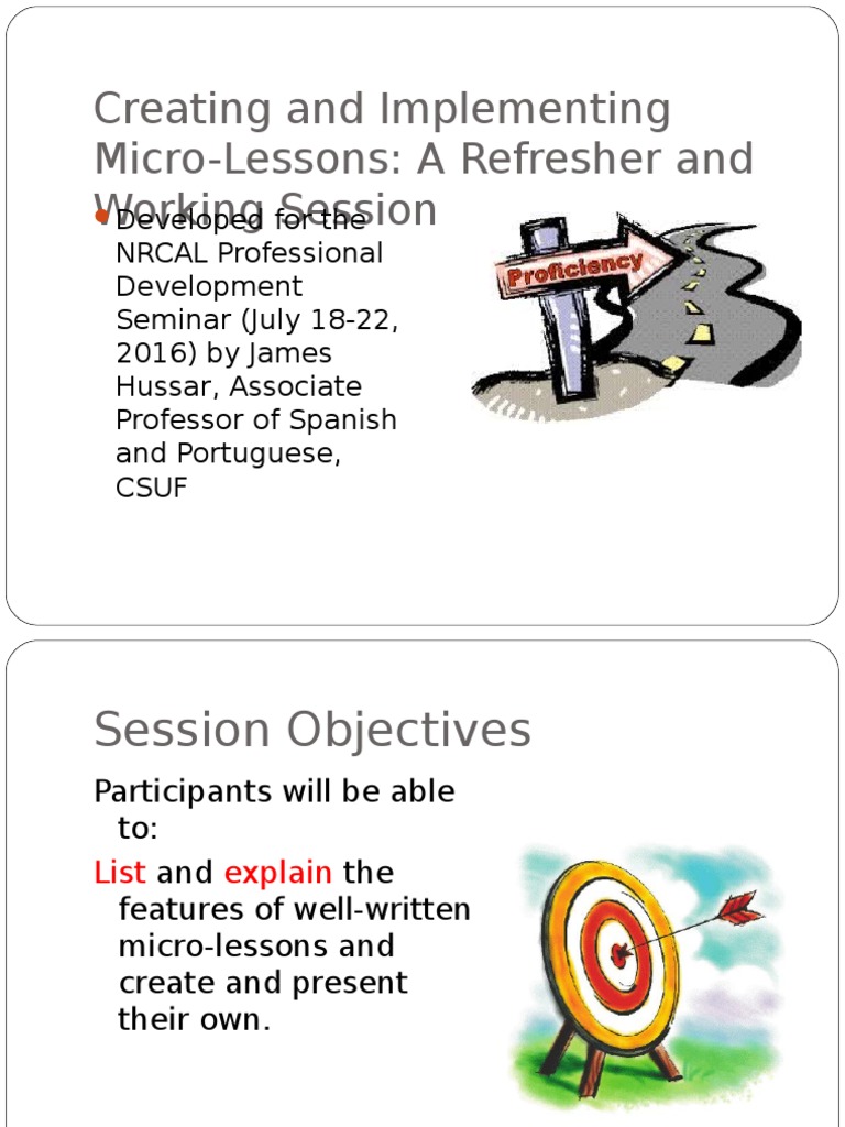 Creating and Implementing Micro-Lessons | PDF | Education Theory ...