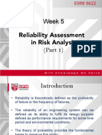 Week 5 Reliability Assessment in Risk Analysis (Part 1)