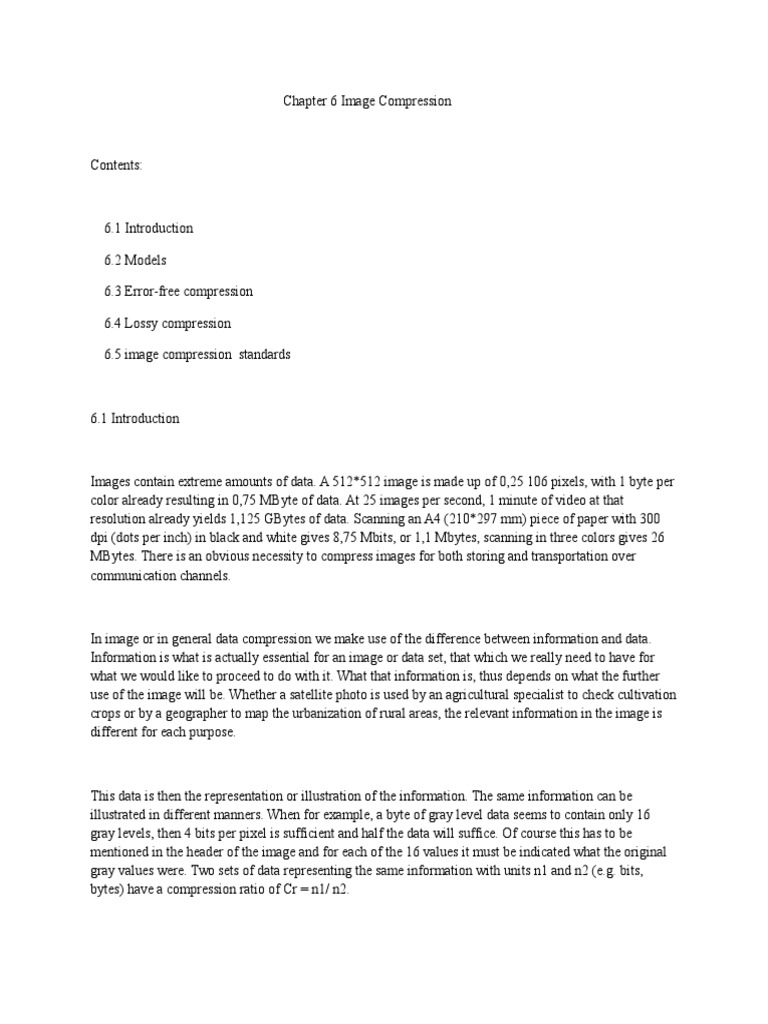 Dip 4 Unit Notes Data Compression File Format