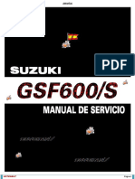 Manual Suzuki Bandit 600 Español PDF