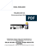 Soal Evaluasi - Memasang Jaringan NIrkabel (TIK - JK02.007.01)