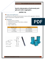 Standard Test Method For Determination of Bulk Density (Unit Weight) and Voids in Aggregates.